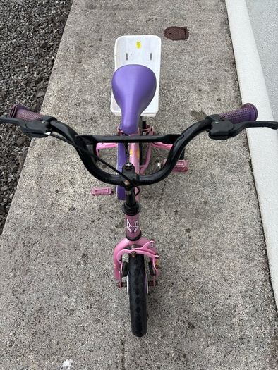 Kids Bike with Stabilisers - Pink & Purple