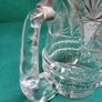 Vintage German Crystal Glass Beer Stein  / Tankard /  Lidded Image 7