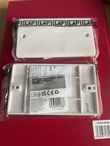 blanking plate White Double size NEW