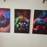 3 framed printed canvas 35x55cm Image 4
