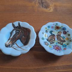 Vintage porcelain trinket dishes