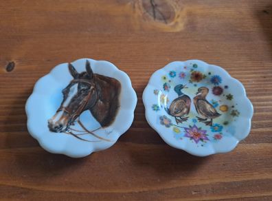 Vintage porcelain trinket dishes