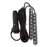 2Pcs 9 LED Yellow Light Car Interior Atmosphere Floor Underglow Lamp Image 2