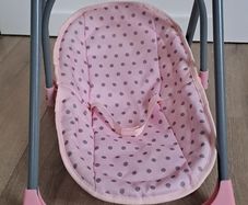 Doll highchair, swing, carrier, change mat