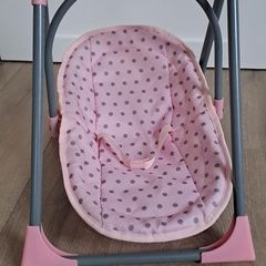 Doll highchair, swing, carrier, change mat