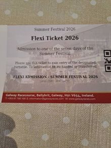 Galway Races Flexi Tickets x 3