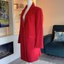 Ladies Red Single-Breasted Overcoat from Primark Image 9