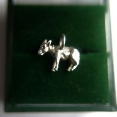 Vintage 925 Sterling Silver  Donkey  Charm 2,1g
