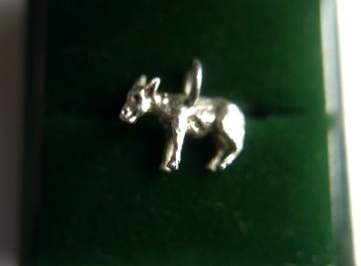 Vintage 925 Sterling Silver  Donkey  Charm 2,1g
