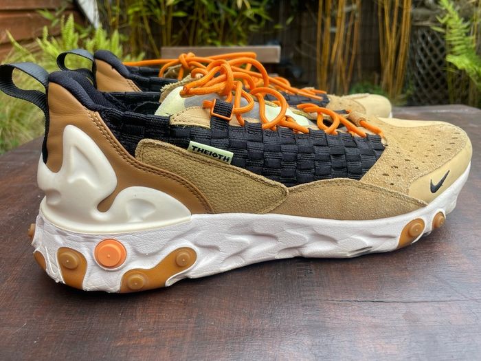 Nike React Sertu Men Shoes, Club Gold/Black/Wheat/Ceramic, AT5301-700, size 10