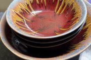 Large Bowl &amp; 3 Smaller Matching Bowls