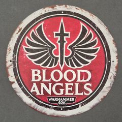Vintage Style metal sign, WARHAMMER 40K, blood angels.