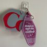 pink glitter keychain Image 2