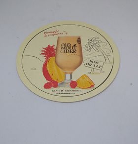 Old Mout Cider : Draught Incoming - Beer Mat/Coaster