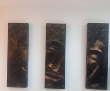 Gold & Brown Canvas Picture