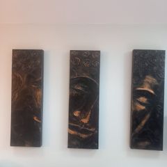 Gold & Brown Canvas Picture