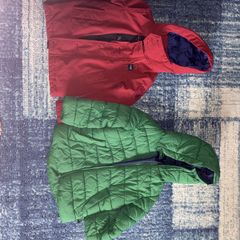Designer boys winter coats Benetton and Blauer