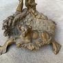 Antique Art Nouveau Brass Hunting Stand. Image 2