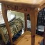 Decorative Pine Lamp Table Image 2