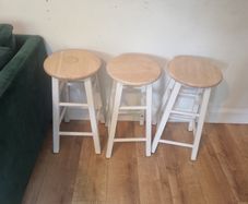 Wooden kitchen stools