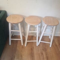 Wooden kitchen stools