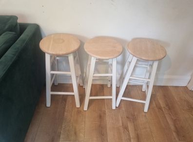 Wooden kitchen stools