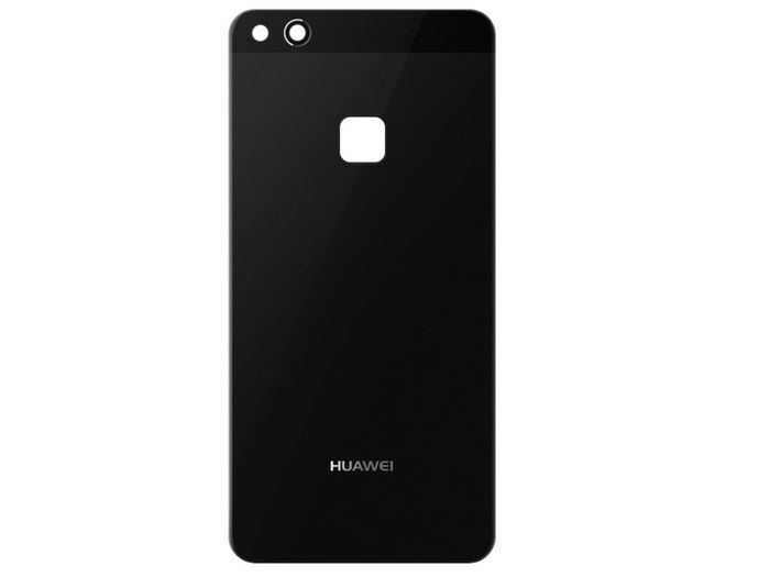 For Huawei P10 Lite Rear Battery Cover Back Glass Panel Black & Adhesive - FHT031HBK