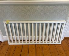Nested Sorrento 3-in-1 Cot Bed, Standard Size 140x70 Premium Mamas & Papas Mattress & ClevaMama Pillows