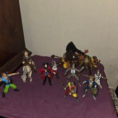 Pirate and Knight Toy Figures