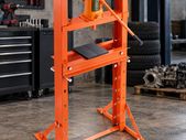 20 Ton Hydraulic Shop Press  Heavy-Duty H-Frame Garage Press with Adjustable Worktable