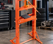 20 Ton Hydraulic Shop Press  Heavy-Duty H-Frame Garage Press with Adjustable Worktable