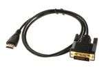HIPERDEAL 1.8M HDMI (Male) to DVI-D (24+1) Dual Link (Male) 1080P 3D Gold-Plated Cable (Brand New/Warranty)