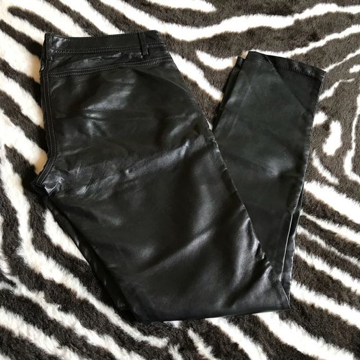 Sisley Faux Leather Trousers