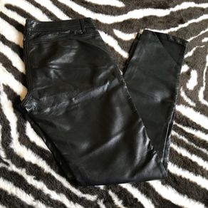 Sisley Faux Leather Trousers