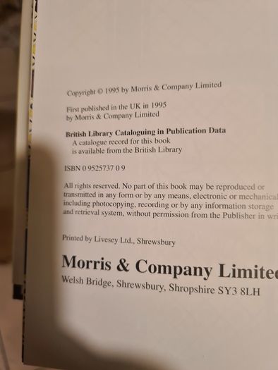 Morris & Company.  A Family  Business 1869- 199e. Hardback C/w Dustjacket.  In Very Good Condition.
