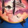 Decorative plate, Star Wars TIE Fighters , Hamilton Collection , ornament Image 2