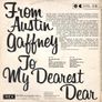 Austin Gaffney - From Austin Gaffney To My Dearest Dear LP 1969 Image 2