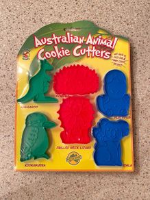 Australian Animal Cookie Cutters with Recipes