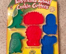 Australian Animal Cookie Cutters with Recipes