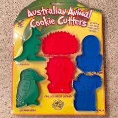 Australian Animal Cookie Cutters with Recipes