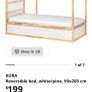 Ikea Kura Mid Sleeper Bed - price drop for quick sale Image 6