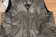Leather Motorcycle Vest