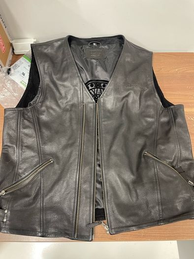 Leather Motorcycle Vest