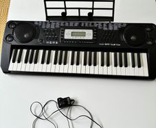 SK-560 54 Key Keyboard Black With Mains Cable