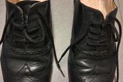 Girl's Black Clark's School Shoes