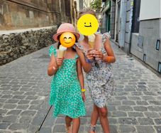 Girls Floral Summer Dresses x2 7-8 Years