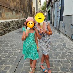 Girls Floral Summer Dresses x2