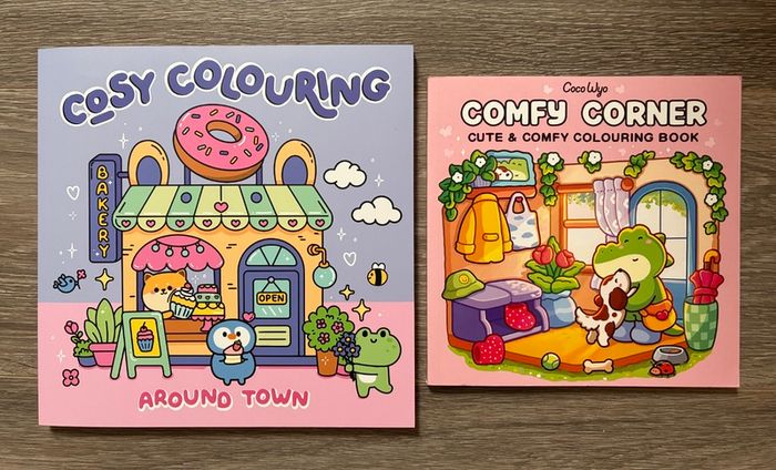NEW Cosy Colouring Large and Small Book