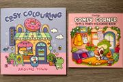 NEW Cosy Colouring Large and Small Book