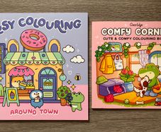 NEW Cosy Colouring Large and Small Book